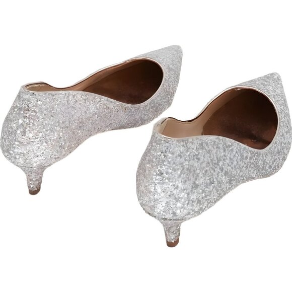 Badgley Mischka Madison II Pump Champagne Glitter Women's US 8 - Picture 3 of 6